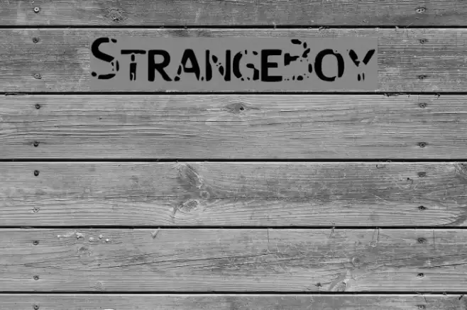 StrangeBoy Font examples