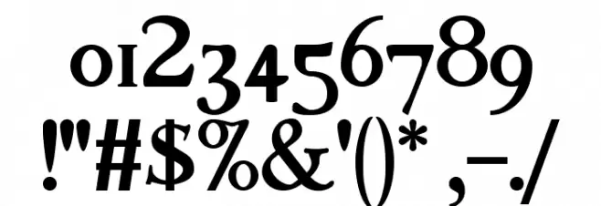 StrangeNewes Medium Font OTHER CHARS