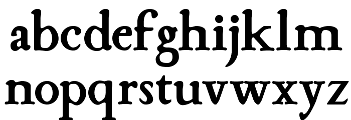 StrangeNewes Medium Font LOWERCASE