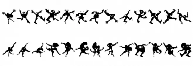 StrangePeople Schriftart Groß