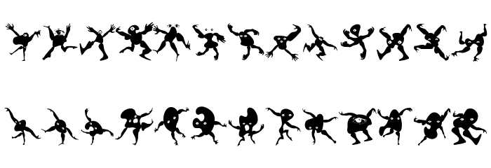 StrangePeople Font LOWERCASE