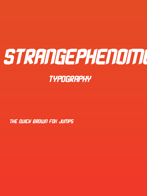 StrangePhenomena Normal Poster