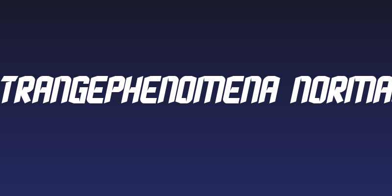 StrangePhenomena Normal Social Header