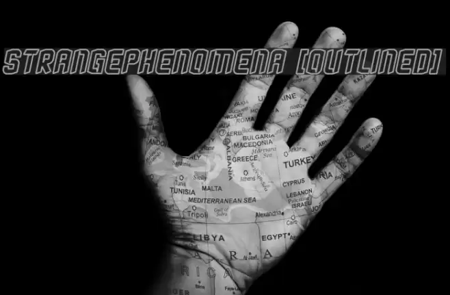 StrangePhenomena [outlined] Fonte examples