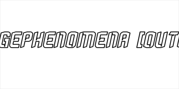 StrangePhenomena [outlined] Logo