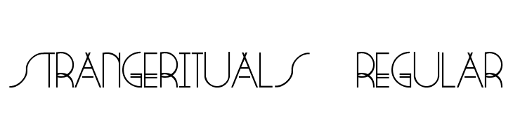 StrangeRituals-Regular Font