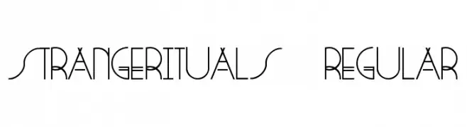 StrangeRituals-Regular  Fuentes Gratis Descargar