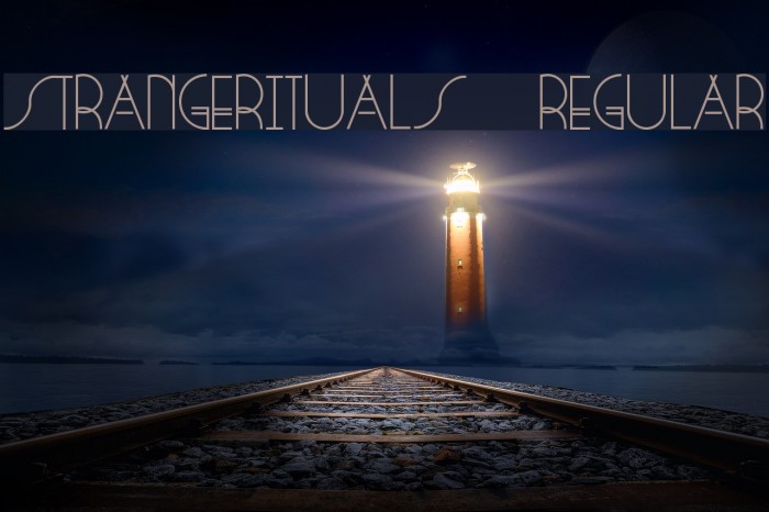 StrangeRituals-Regular Font examples