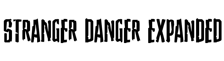 Stranger Danger Expanded Font
