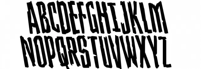 Stranger Danger Leftalic Schriftart Groß