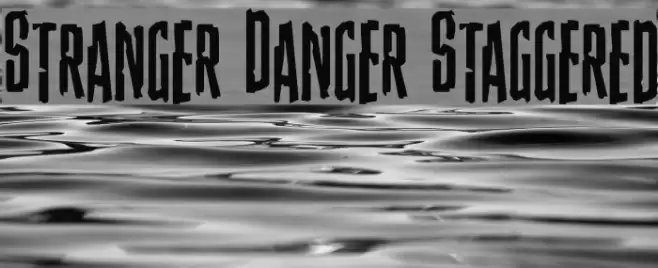 Stranger Danger Staggered Font examples