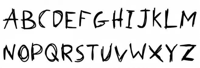 Stranger Things Regular Шрифта ВЕРХНИЙ