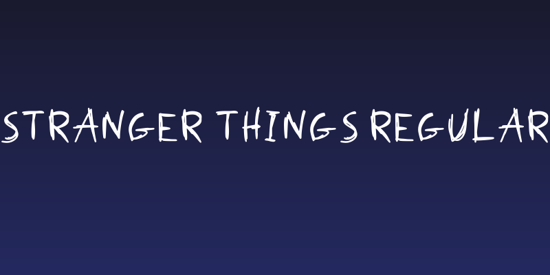 Stranger Things Regular Social Header