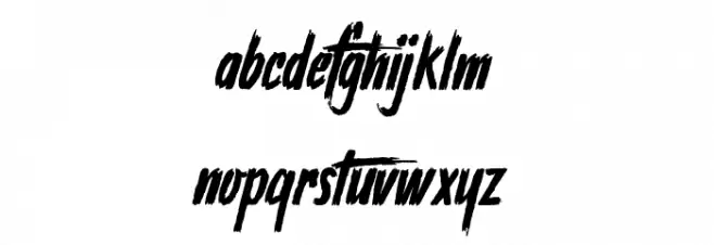 Stranger back in the Night 字体 小写