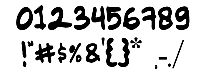 Stranger things Font OTHER CHARS