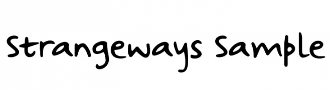 Strangeways Sample  font caratteri gratis