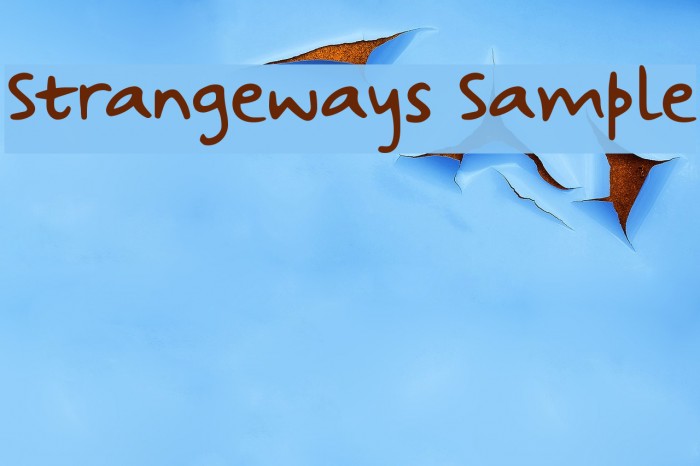 Strangeways Sample Example 2