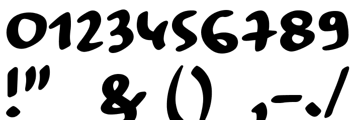 StrangewaysSample-Bold Font OTHER CHARS