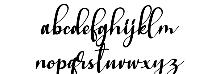Stranggi FREE Font LOWERCASE