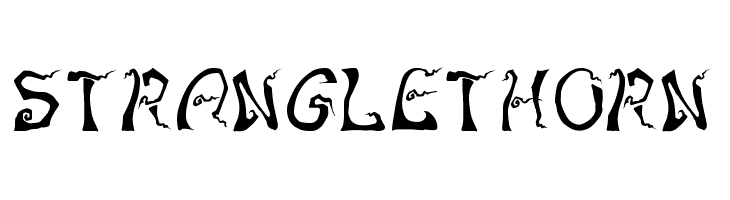 Stranglethorn  नि: शुल्क फ़ॉन्ट्स डाउनलोड