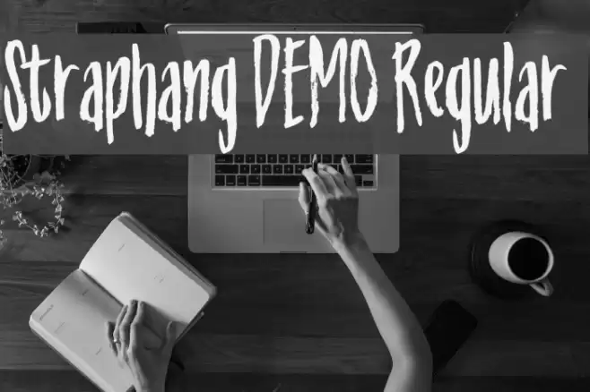Straphang DEMO Regular Font examples