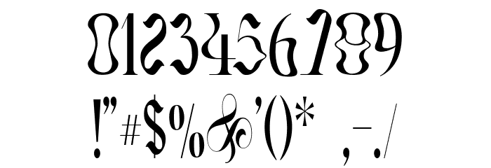 Strarat Elegante Font Regular Font OTHER CHARS