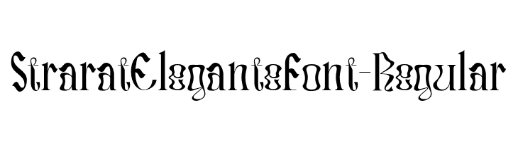 StraratEleganteFont-Regular  フリーフォントのダウンロード