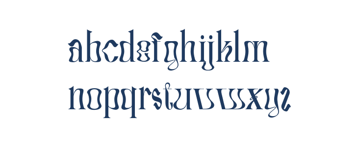 StraratEleganteFont-Regular Lowercase