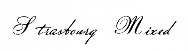 Strasbourg Mixed  免费字体下载
