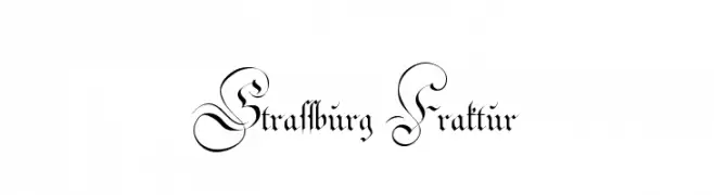 Strassburg Fraktur  Fuentes Gratis Descargar