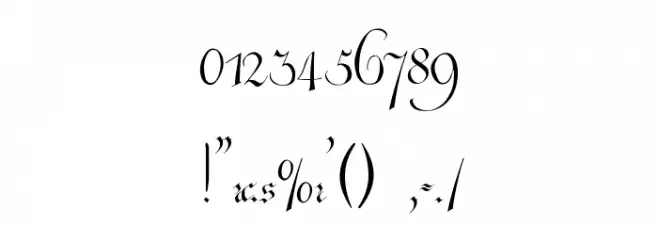 Strassburg Fraktur Font OTHER CHARS