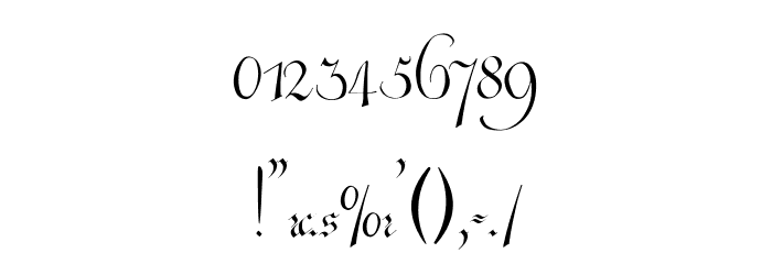 Strassburg Fraktur Font OTHER CHARS