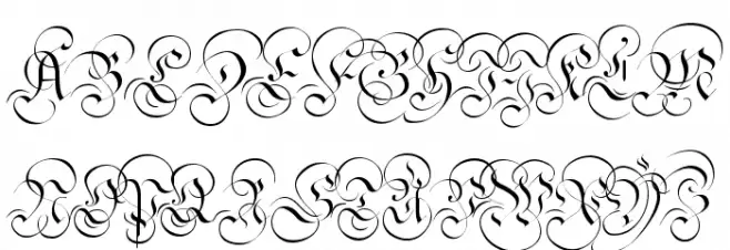 Strassburg Fraktur Fonte MAIÚSCULAS