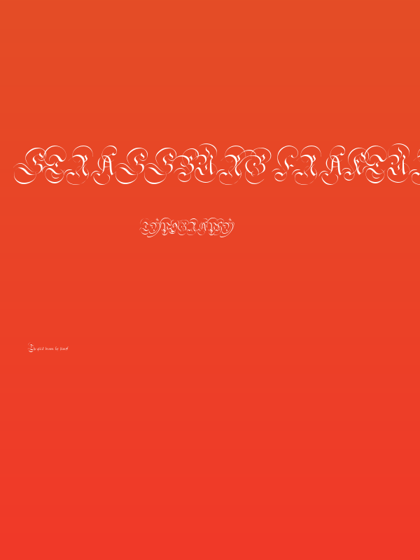 Strassburg Fraktur Poster