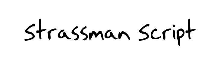 Strassman Script Font