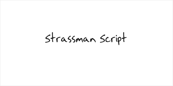 Strassman Script Logo