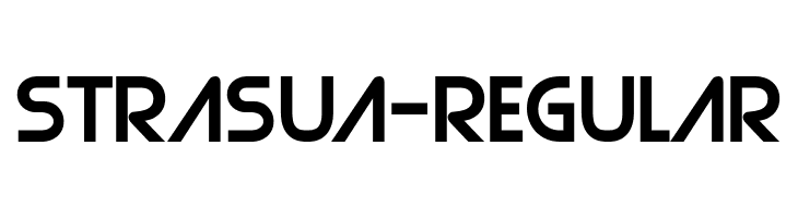 Strasua-Regular  Free Fonts Download