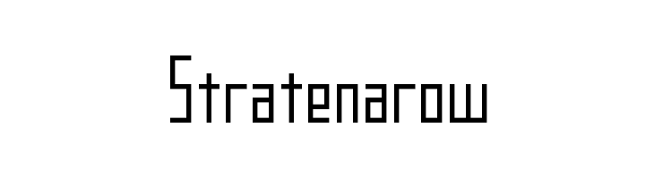 Stratenarow  baixar fontes gratis