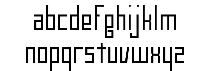 Stratenarow Font LOWERCASE