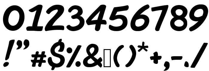 Strato-Medium Font OTHER CHARS