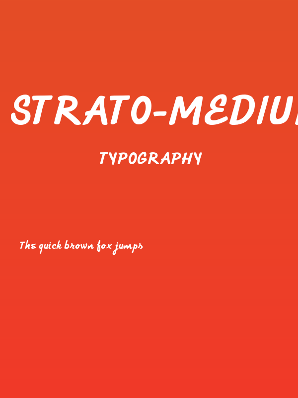 Strato-Medium Poster