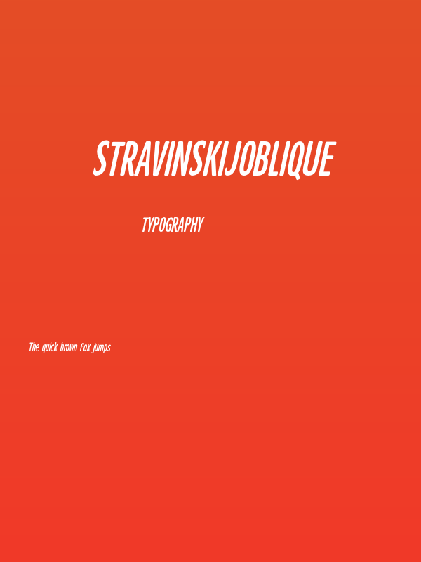 StravinskijOblique Poster