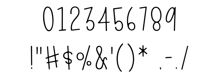 Strawbale Regular Font OTHER CHARS
