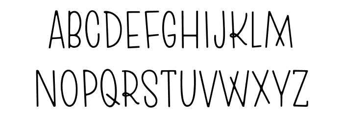 Strawbale Regular Font LOWERCASE