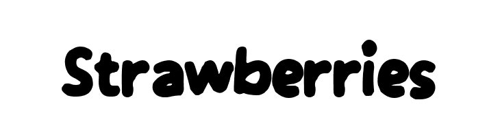 Strawberries  Free Fonts Download