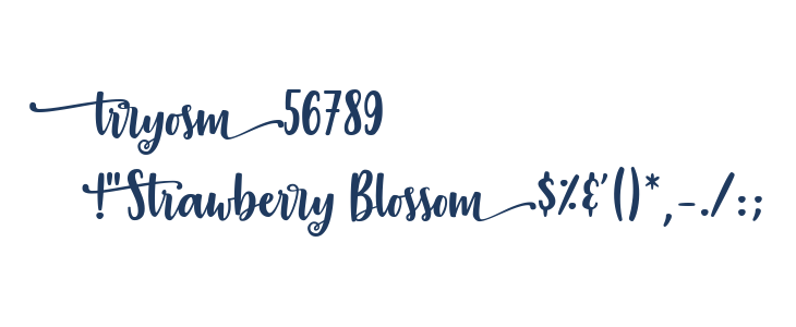 Strawberry Blossom Other Characters