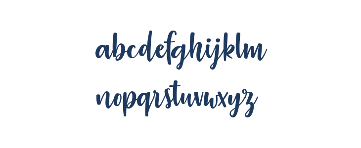 Strawberry Blossom Lowercase