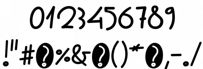 Strawberry Cocktail Regular Font OTHER CHARS