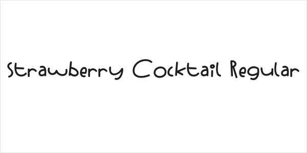 Strawberry Cocktail Regular Logo