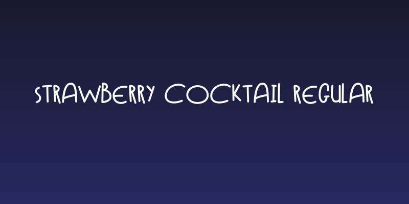 Strawberry Cocktail Regular Social Header